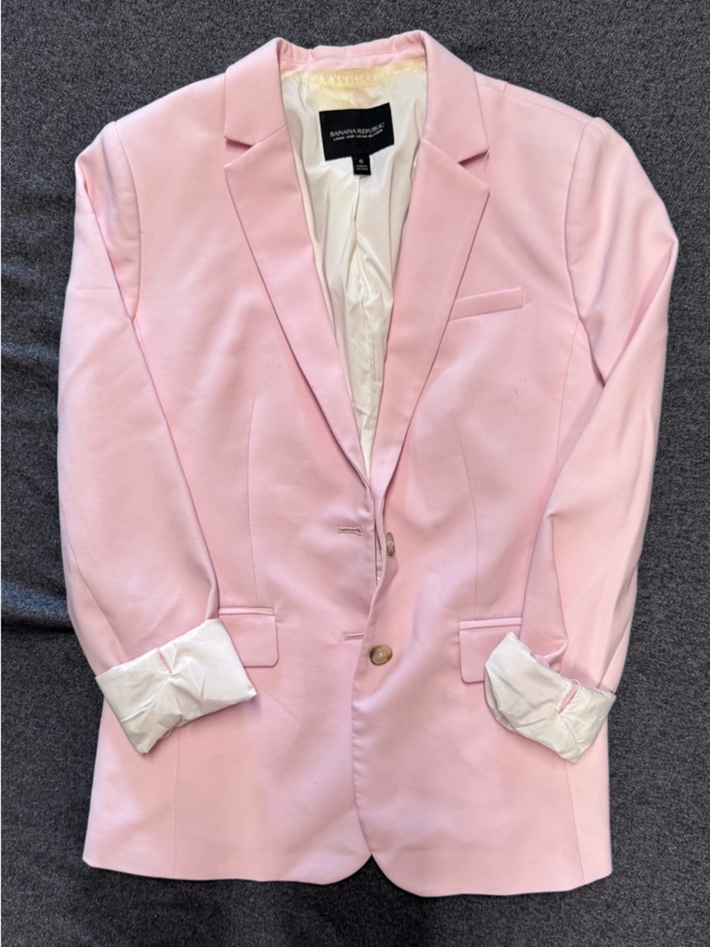 Banana Republic Black Blazer Label Detail